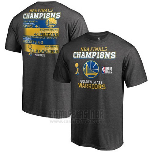Camiseta Manga Corta Golden State Warriors Gris